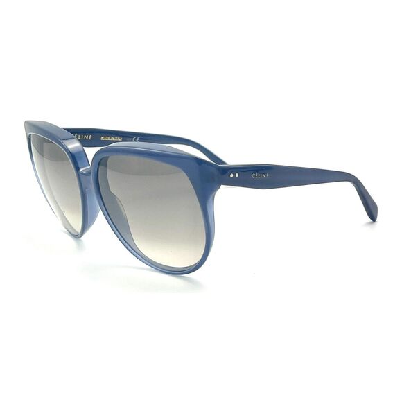 NEW CELINE CL40048I/S 84F BLUE AUTHENTIC SUNGLASSES 62-15 140 W/CASE - Picture 2 of 4